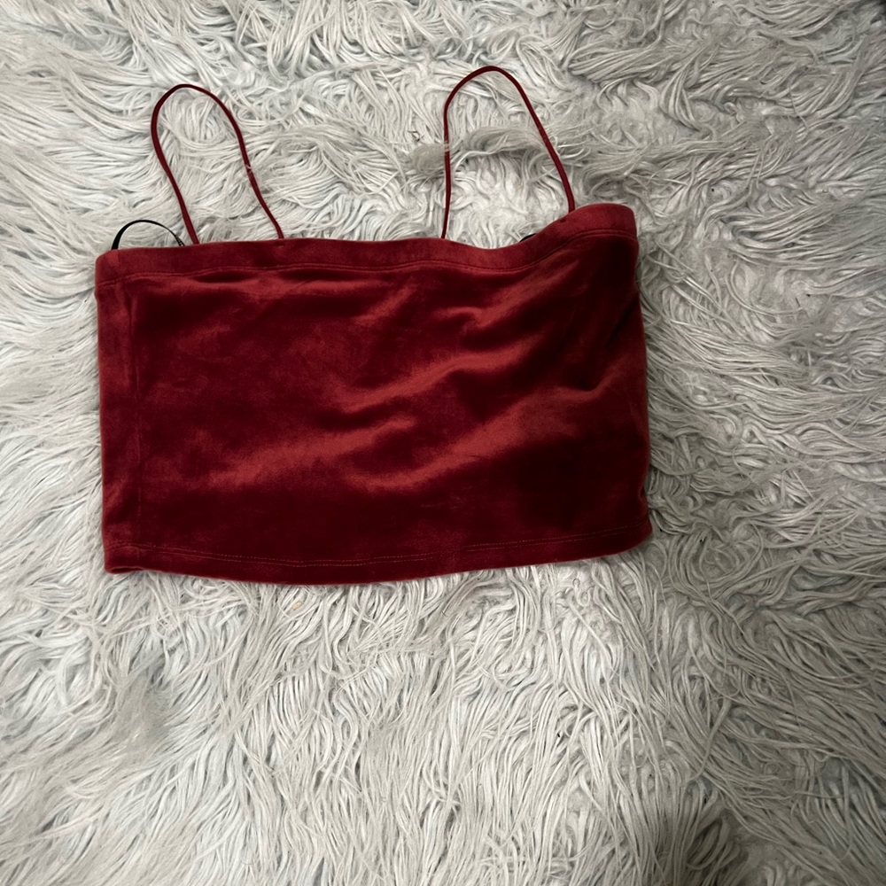 Forever 21 Maroon Tube Top